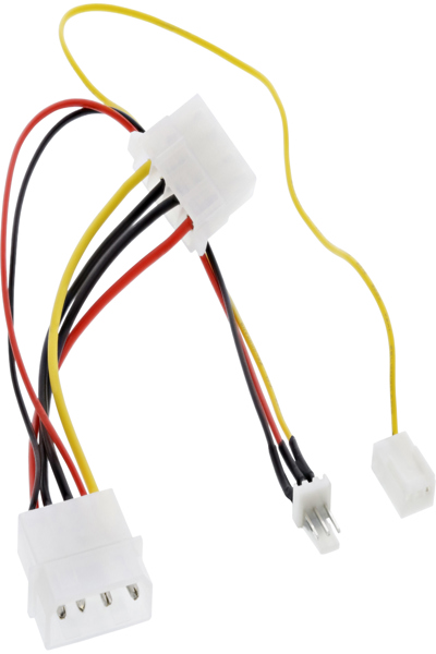 Câble adaptateur de ventilateur en ligne 12 V/7 V avec signal de vitesse