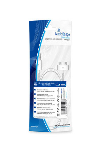MEDIARANGE USB 2.0 till Apple 30-stiftskabel - MRCS181