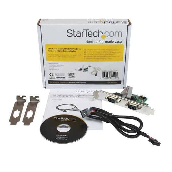StarTech ICUSB232INT2 Internal USB to RS232 Adapter - ICUSB232INT2