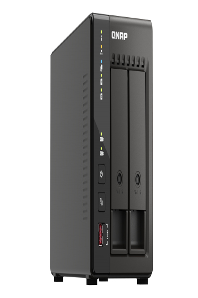 QNAP TS-253E NAS tower 8GB 16TB - TS-253E-8G/2XST8000VN004