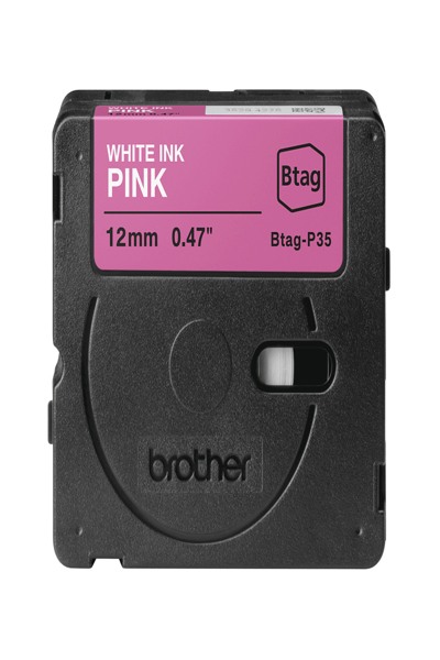 Brother BTAG-P35 - Blanc sur rose
