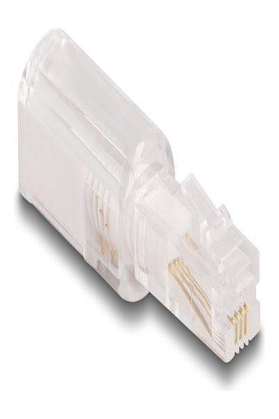 Delock Phone adaptor - RJ-10 (P) to RJ-10 (R) rotating - 88169