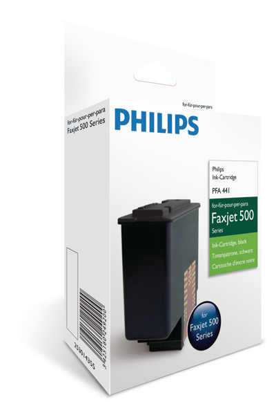 Philips Ink cartridge PFA441/000 - Pigment-based ink - Black - Faxjet 525 Faxjet 555 Faxjet 520 - Inkjet printing - 440 sheets