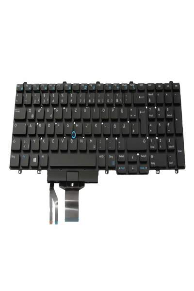 Dell PK1313M1A11 Tastatur DE deutsch schwarz/schwarz mit Mouse-Stick - Keyboard - PK1313M1A11