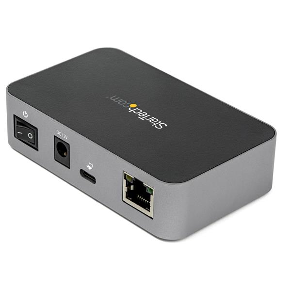 StarTech HB31C2A1CGS 3-port USB-C hub (LAN hub, 10 Gbit/s, 2x USB-A and 1x USB-C, 1m host cable, powered, with power supply) - Hub - 1 x USB-C + 2 x USB 3.1 + 1 x 10/100/1000 - Desktop - AC 110/240 V - HB31C2A1CGS