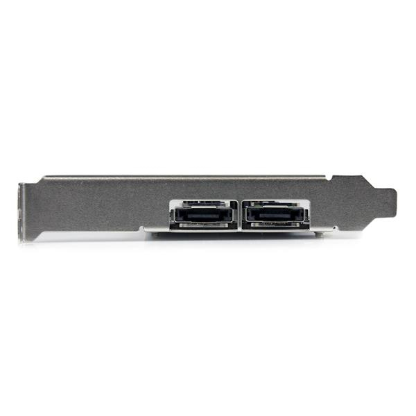 2 Port PCI Express SATA 6 Gbps eSATA Controller Card - Dual Port PCIe SATA III Card - 2 Int/2 Ext - SATA III 6Gbps (PEXESAT322I) Lagring control - PEXESAT322I