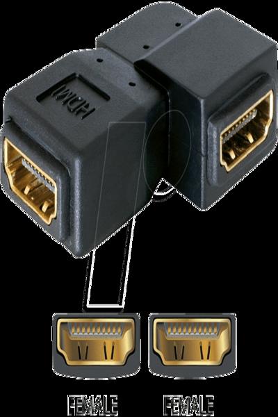 Delock HDMI adapter - HDMI female to HDMI female - 65078