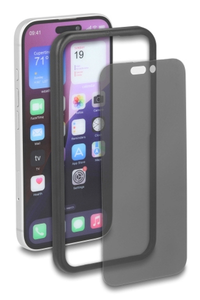 Delock Screen Protector iPhone 16 Privacy Tempered Glass Anti Spy - 81281