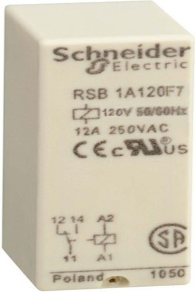 APC RSB1A120F7 120V AC interface relay 1OC