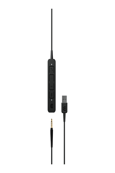 EPOS | SENNHEISER ADAPT 165 USB II - Wired - Office/Call center - 20 - 20000 Hz - 145 g - Headset - Black - 1000916