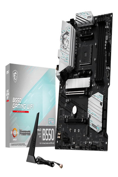 MSI Motherboard AMD Socket AM4 ATX - Motherboard - AMD Socket AM4 (Ryzen) - B550 GAMING WIFI