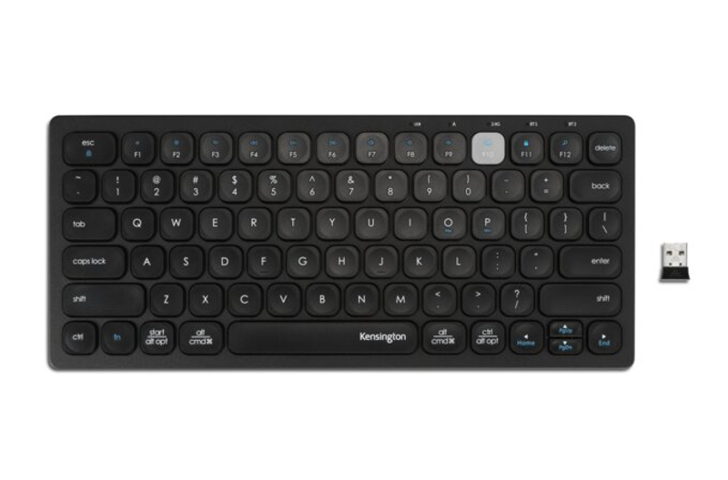 Kompakt dubbelt trådlöst tangentbord - Kensington ergonomiskt - K75502FR