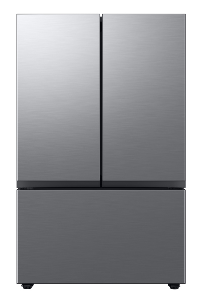 Samsung RF24BB620ES9EF, Freestanding, French door, Silver, Door-on-door, Tempered glass, 674 L