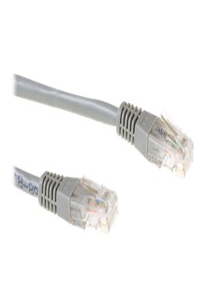 ACT Grey 0.5 meter U/UTP CAT6A patch cable with RJ45 connectors - 0.5 m - Cat6a - U/UTP (UTP) - RJ-45 - RJ-45 - Grey