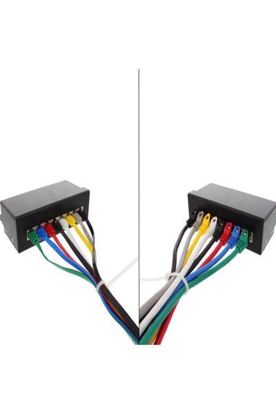 Câble patch plat ultra-fin InLine U/UTP Cat.6 Gigabit compatible gris 15 m