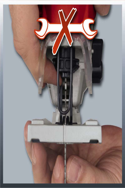 Einhell TE-JS 100 - 45° - 10cm - 1cm - CA - 750W