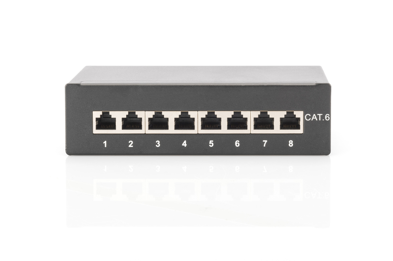 DIGITUS Desktop Patch Panel Cat6 8-Port - DN-91608SD
