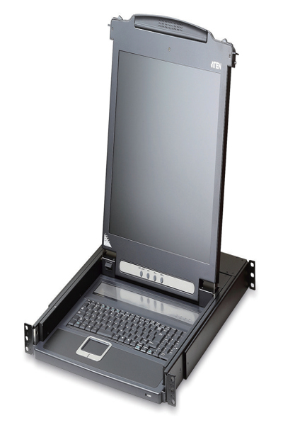 ATEN CL1000M, montage en rack, 16 W, 1U, noir
