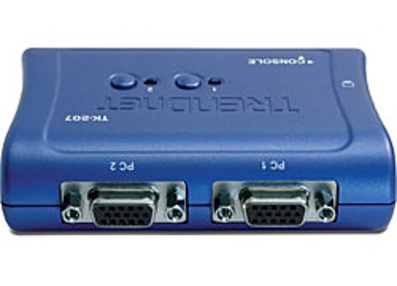 TRENDnet TK 207K 2-port Kvm Switch - USB 2.0 VGA - TK-207K