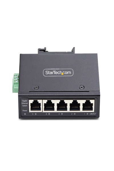 StarTech.com 5-portars ohanterad industriell Ethernet-switch - I51G-ETHERNET-SWITCH
