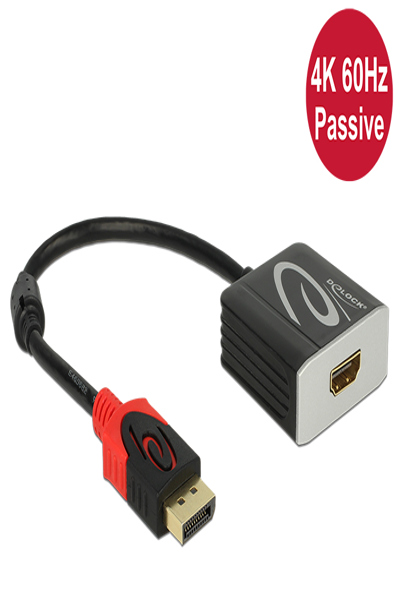 Delock 4K Passive - Video adapter - 62719