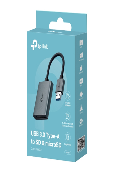 TP-LINK USB Typ-A till SD&TF 3.0-adapter - UA430