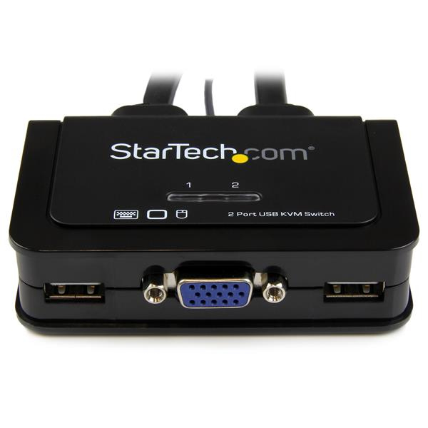 StarTech 2 Port USB VGA Cable KVM Switch USB Powered - SV211USB
