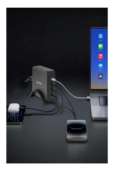 Manhattan 4-Port GaN USB Power Delivery-Ladestation - Power Supply - 102667