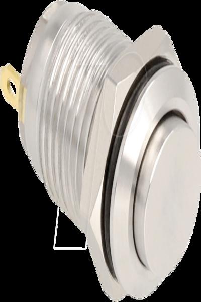 Delock Tryckknapp - för 12 mm installation, 2 x lödanslutning - 20983