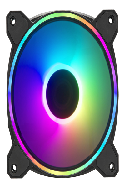 Cooler Master MasterFan MF120 Halo² 3in1. Type: Fan, Fan diameter: 12 cm, Rotational speed (min): 0 RPM, Rotational speed (max): 2050 RPM, Maximum air pressure: 2.89 mmH2O, Bearing type: Rifle bearing. Product colour: Black - MFL-B2DN-213P2-R2