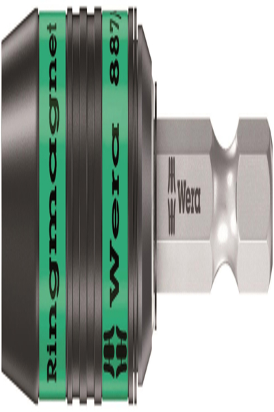 Porte-embout magnétique Wera 887/4 RR Ring Rapidaptor, longueur 57 mm, entraînement 1/4" 6,3