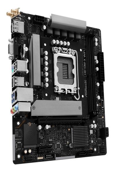 ASRock H810M-X WIFI-moderkort - 90-MXBS6-A0UAYZ