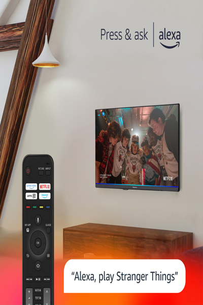 Panasonic TV-24S50AEZ, 61 cm (24"), 1366 x 768 pixels, HD, LCD, Smart TV, Black - TV-24S50AEZ