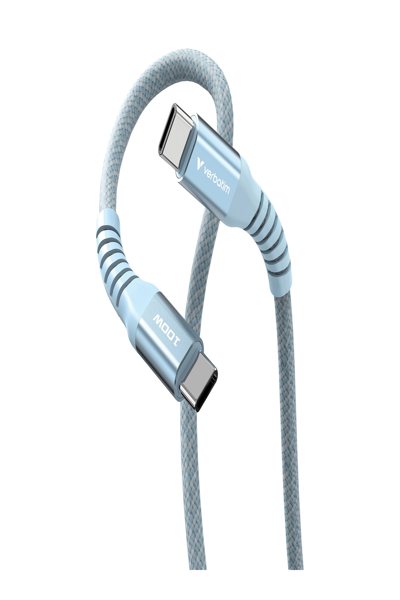 Verbatim Sync&Charge 100W USB-C/USB-C Magnetic blau 31856 - Cable - Digital - 31856