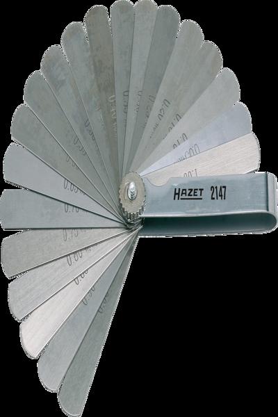 HAZET 2147 Jauge d'épaisseur 0,05 - 1 mm 20 lames