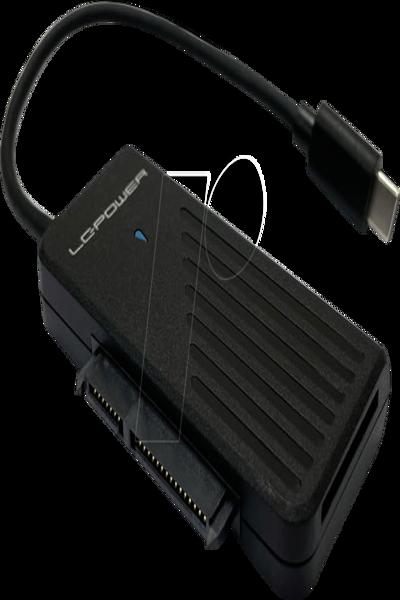 LC-POWER ADAPTER USB-C FOR NVME M.2 SSD & 2.5"/3.5" HDD