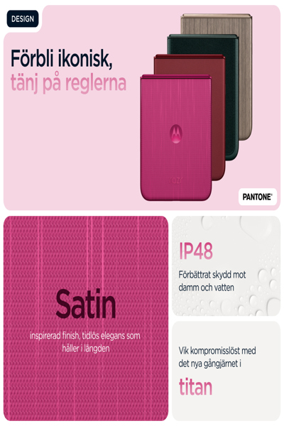 Motorola Solutions Motorola razr 60 Ultra 16/512GB Cabaret pink - PB8R0061PL