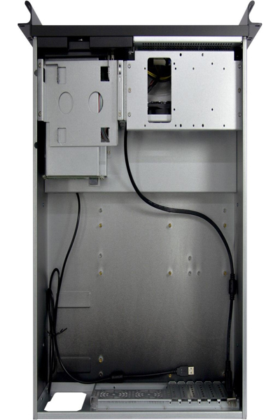 Inter-Tech 4U 4452-TFT - Rack - Server - Black - ATX - micro ATX - Mini-ITX - Steel - HDD - Power - 88887287