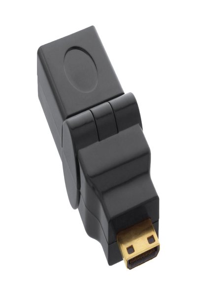Adaptateur HDMI en ligne A femelle / C mâle type pivotant