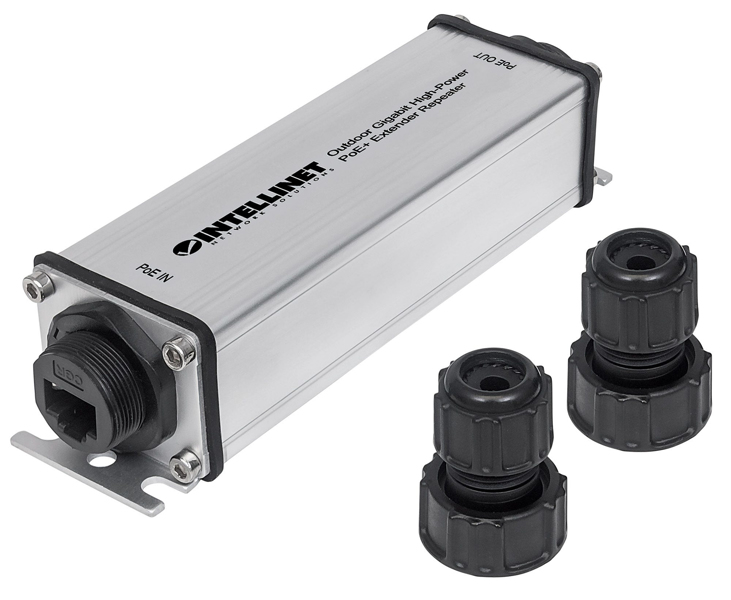 Utendørs Gigabit High-Power PoE+ Extender Repeater - 561211