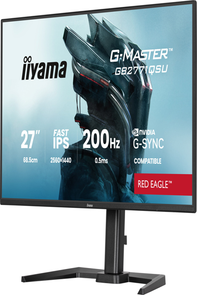 IIYAMA G-MASTER GB2771QSU-B1 27" FAST-IPS MONITOR - GB2771QSU-B1