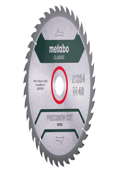 Metabo 628325000 - MDF - Wood - 25.4 cm - 3 cm - 1.6 mm - 2.4 mm - 20Ã‚Â°