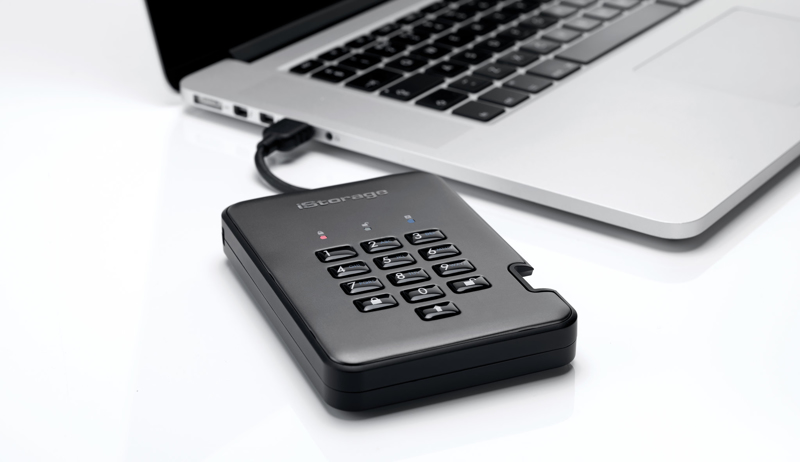 iStorage diskAshur Pro2 SSD 1TB - USB3.0 - 2.5" - IS-DAP2-256-SSD-1000-C-G