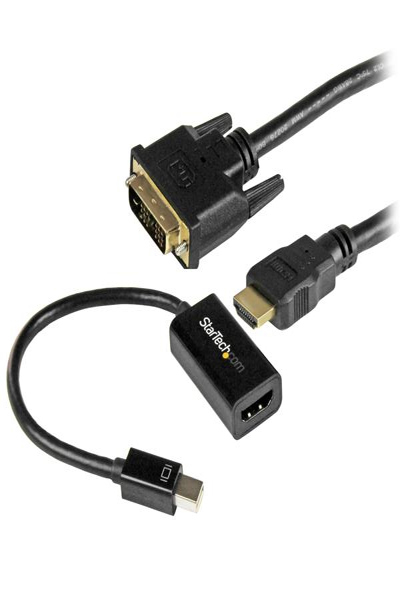 StarTech.com 2-delad mDP till HDMI-adapter HDMI till DVI - MDPHDDVIKIT