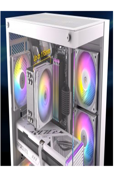 Antec CX800 ARGB mellantorn ATX vit - 0-761345-10171-4