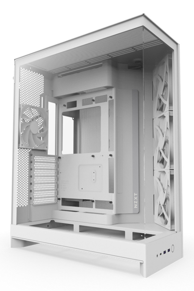 NZXT H9 Flow midi-torn-PC vit - CM-H92FW-01