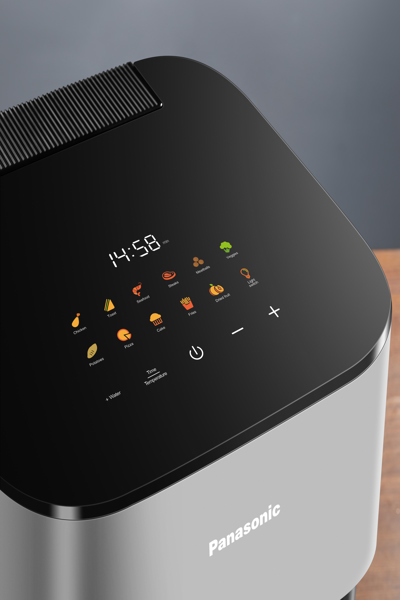 Panasonic NF-CC500SXE, Varmluftsfritös, 5 L, 80 °C, 200 °C, Enkel, Grå - NF-CC500SXE