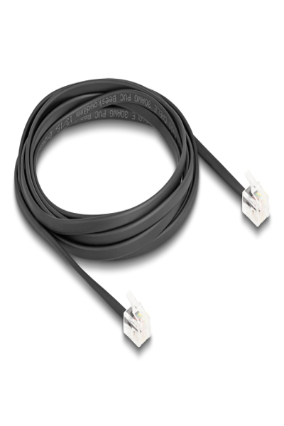 Delock Telefonkabel - RJ-11 (hane) till RJ-11 (hane) - 90619