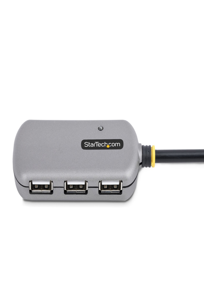 StarTech.com USB Extender Hub, 24m USB 2.0 Extension Cable with 4-Port USB Hub, Active/Bus Powered USB Repeater Cable, Optional 10W Power Supply Included - U02442-USB-EXTENDER