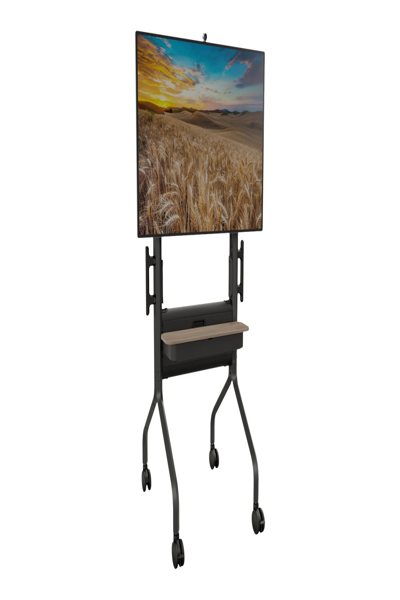 Chief LSCUBÂ  Voyager Manual Height Adjustable AV Cart Black - LSCUB